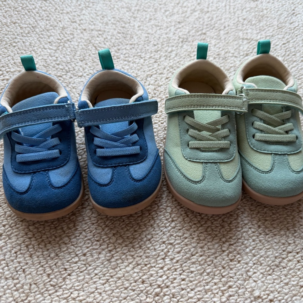 Ten Little Retro Suede Sneakers